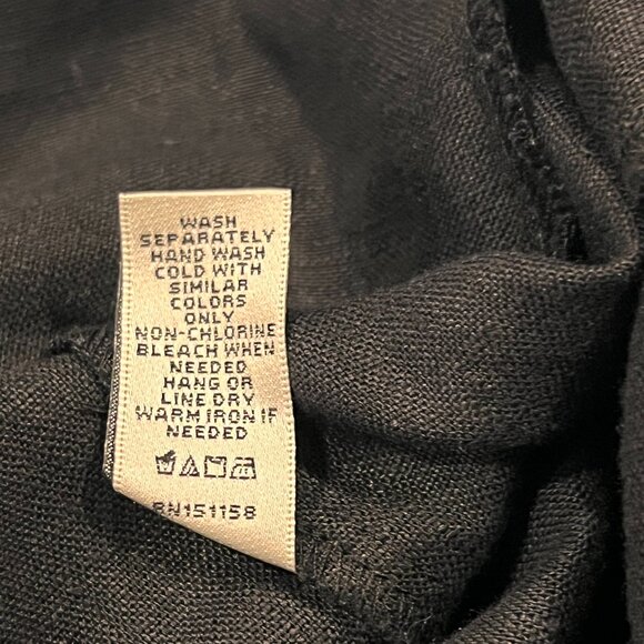 Neiman Marcus Sleeveless Linen Wide Leg Cropped Jumpsuit, Black, L - Picture 6 of 9